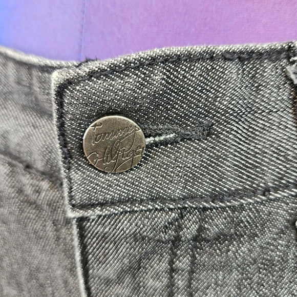 Tommy Hilfiger Black Denim Bootcut Jeans Size 4 Women's‎ American Hope - Picture 4 of 13